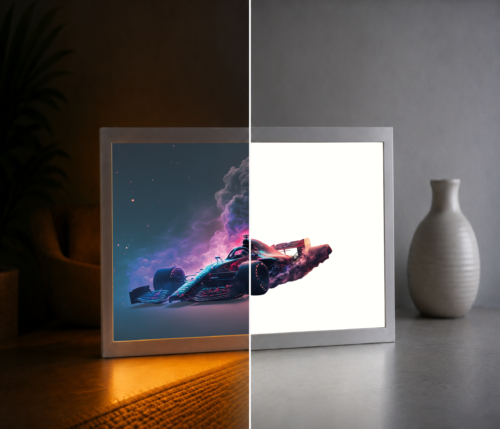Ateş Hattı Formula 1 LED Işıklı Tablo – Dekoratif Masa & Gece Lambası